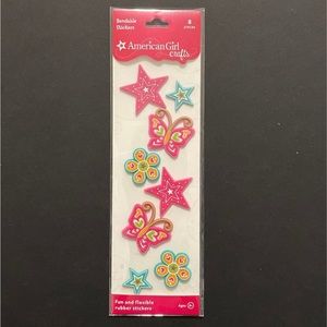 American Girl Rubber Stickers